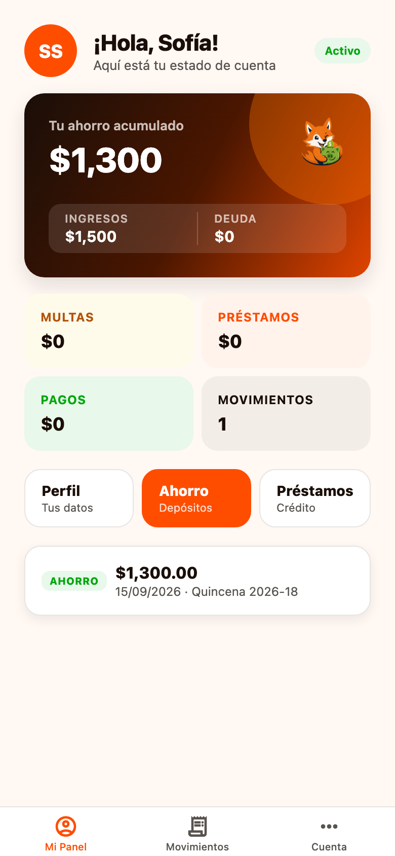 Ahorro Zorros — 3