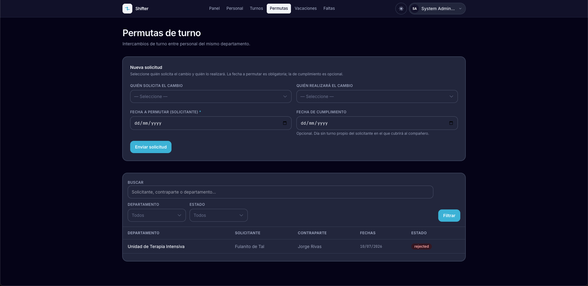 Shifter | Control de Horarios — 5